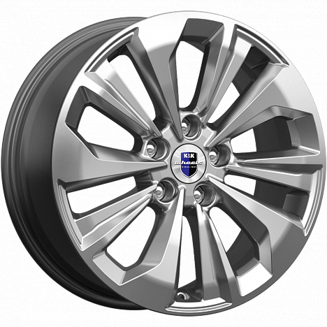 K&K Авиор Дарк Платинум брайт 5*108 7xR17 ET50 DIA63.35 (KC936)
